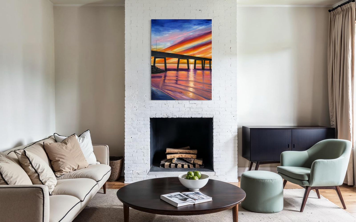 ‘Home Sweet Home’ San Remo, Phillip Island, Original Oil Painting