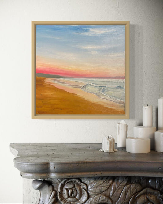 SOLD ‘Pastel Plains’ Surf Beach, Phillip Island Original Oil painting