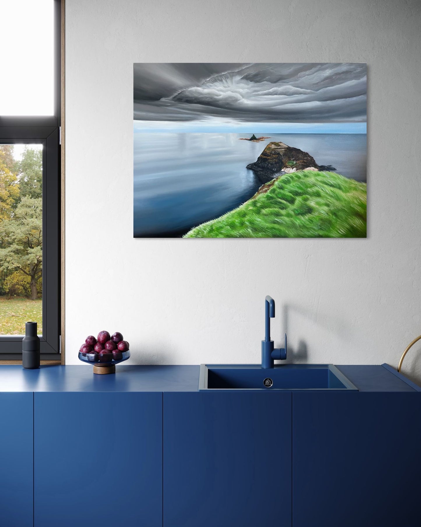 ‘In the distance’ of Phillip Islands Pyramid Rock.