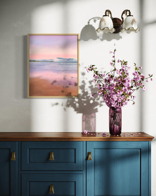 SOLD 'Sunset Paradise' Original Oil painting