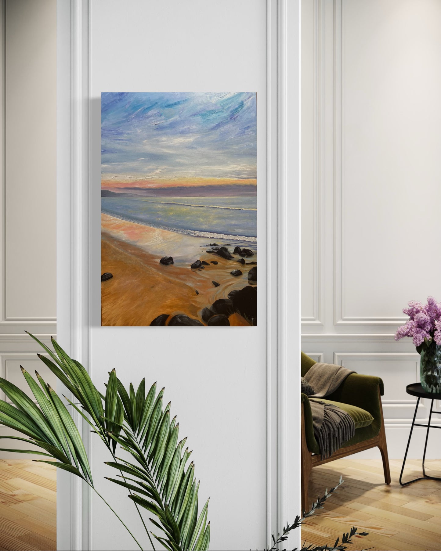 SOLD 'Rainbow Beach’ Surf Beach, Phillip Island, Original Oil Painting