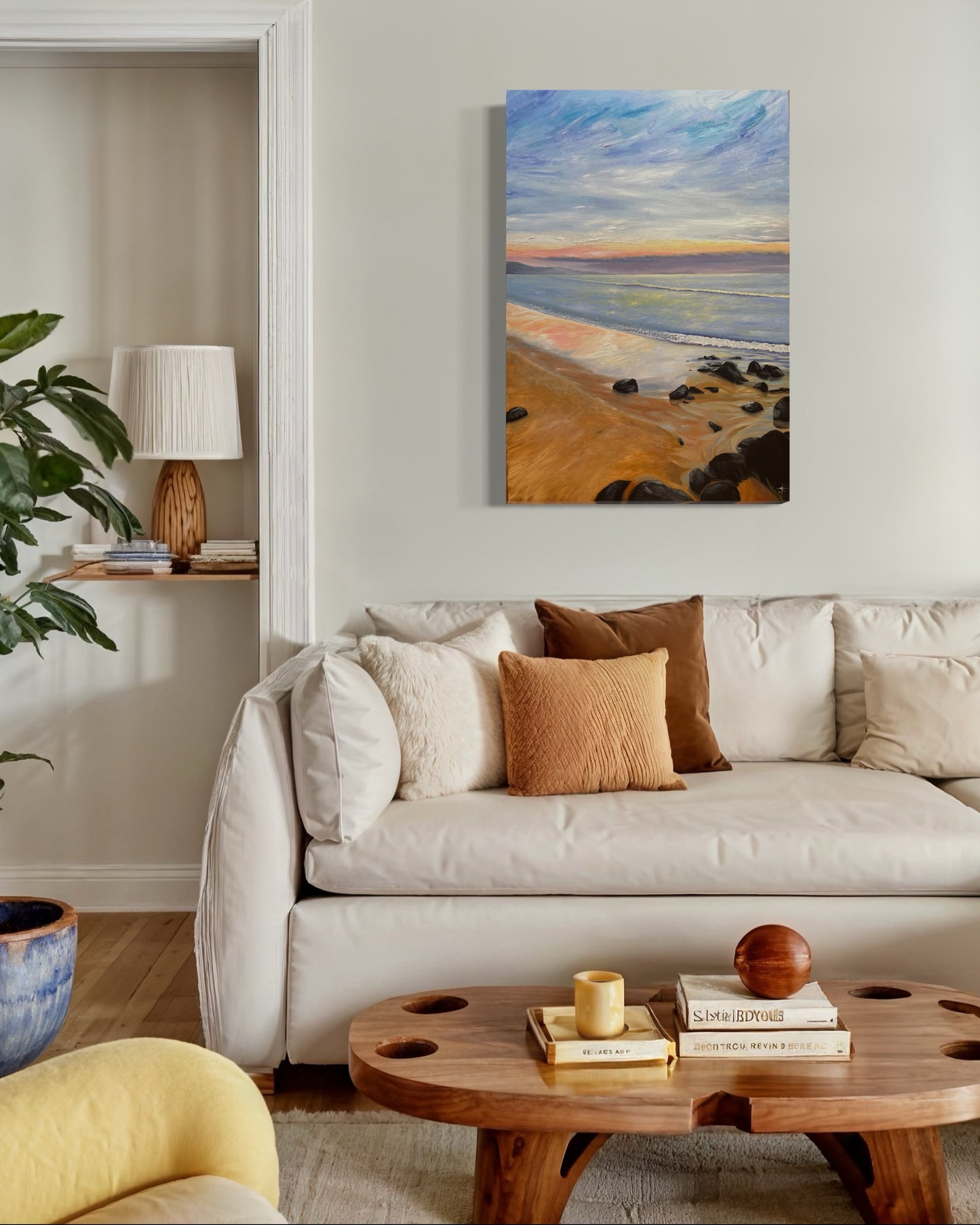 SOLD 'Rainbow Beach’ Surf Beach, Phillip Island, Original Oil Painting