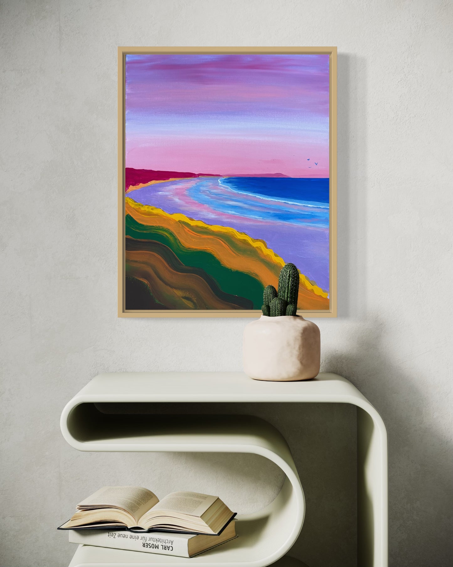 ‘Dazing’ Surf Beach, Original Acrylic painting