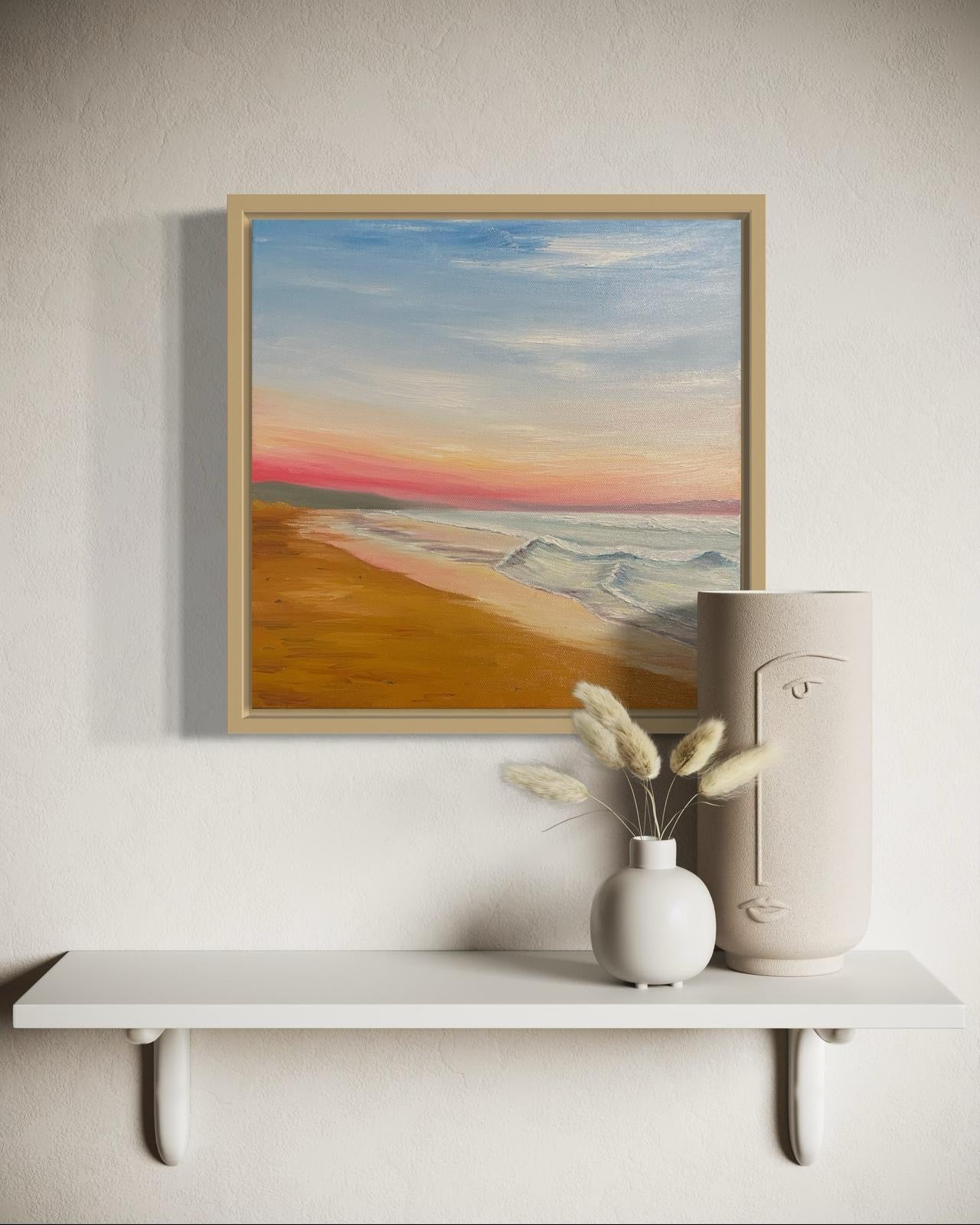 SOLD ‘Pastel Plains’ Surf Beach, Phillip Island Original Oil painting