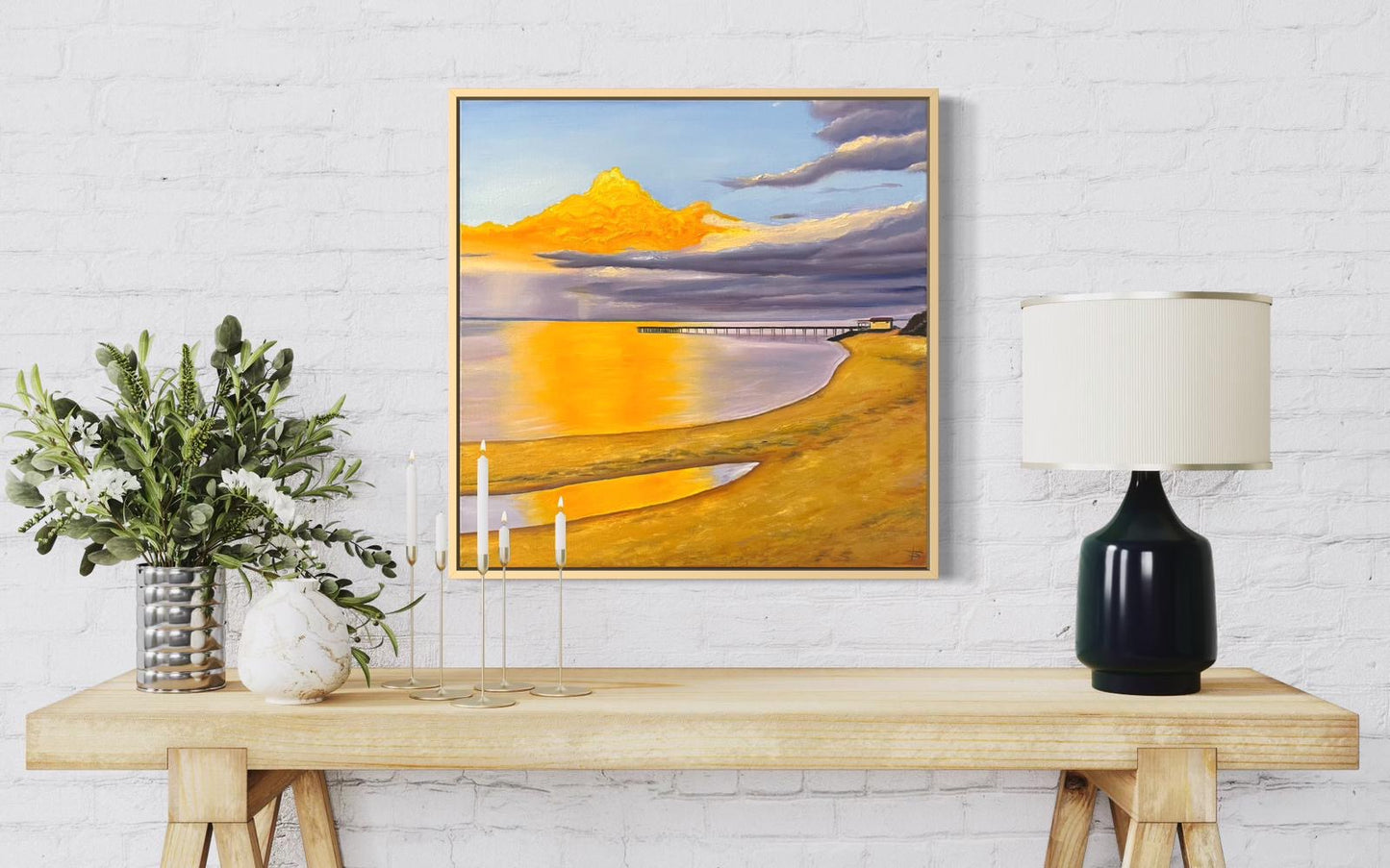 ‘Sunset Glory’ Phillip Island Jetty Original Oil painting