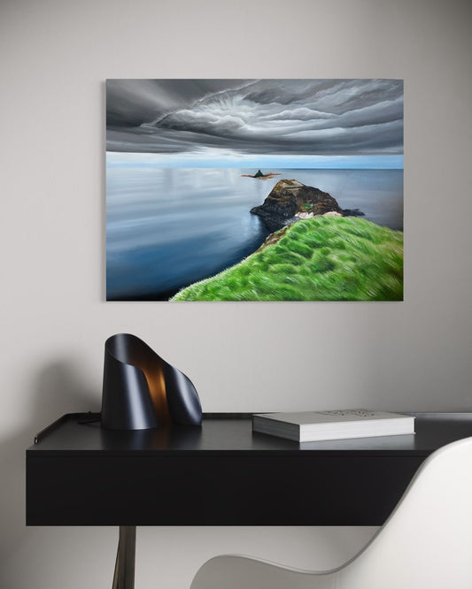 ‘In the distance’ of Phillip Islands Pyramid Rock.