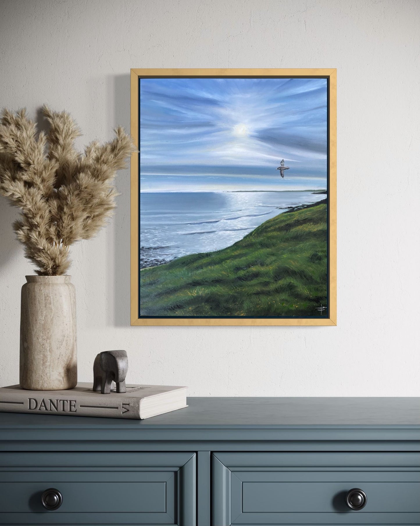 ‘Flying High’ Phillip Island, Original Oil painting