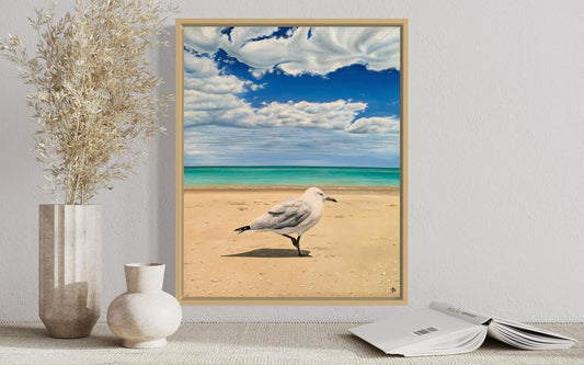 Sold 'Sand And Sea' Phillip Island, Original Oil painting