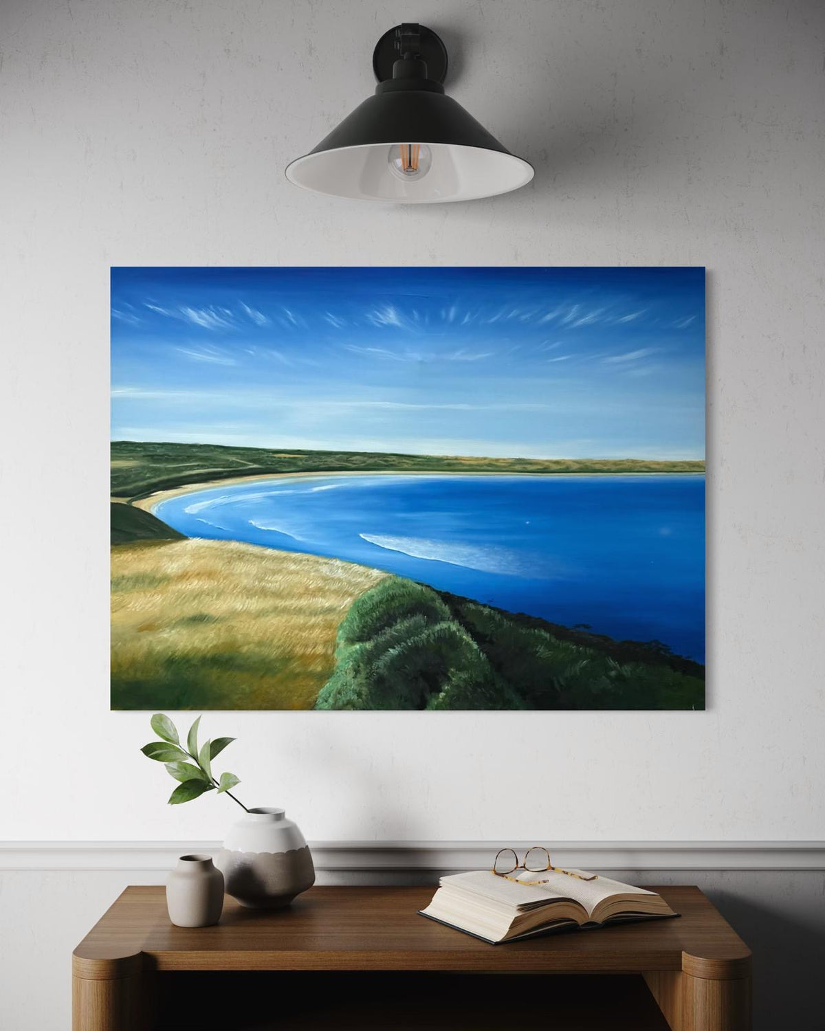 ‘Where the penguins swim’, Summerlands Phillip Island, Original Oil Painting (Copy)