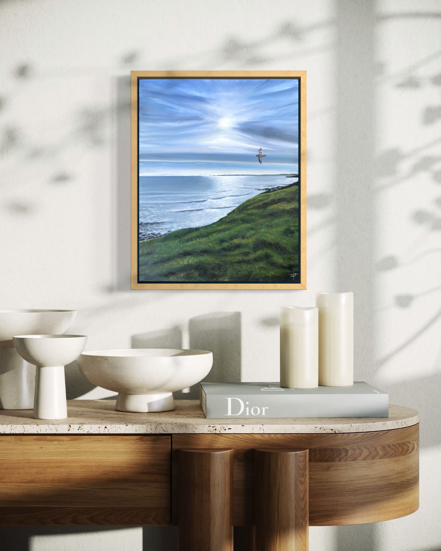 ‘Flying High’ Phillip Island, Original Oil painting