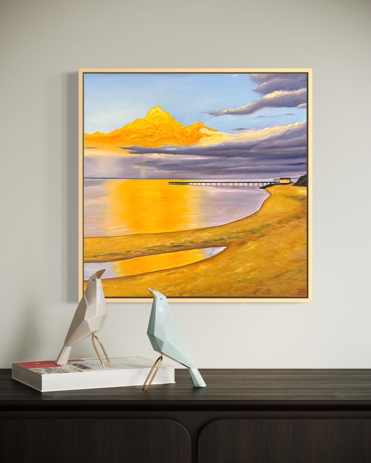 ‘Sunset Glory’ Phillip Island Jetty Original Oil painting