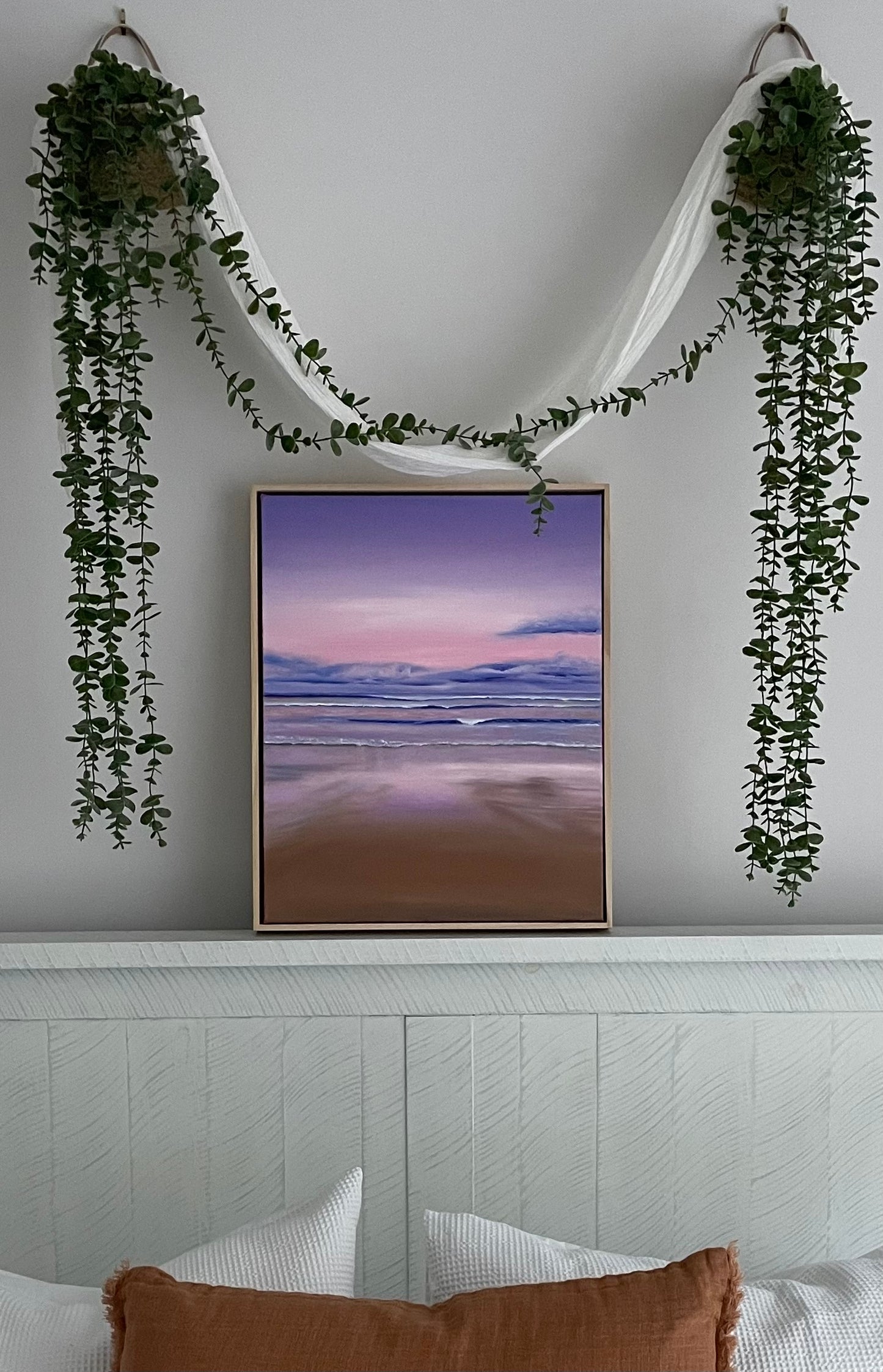 ‘Lavender Skies’ Phillip Island, Original Oil painting