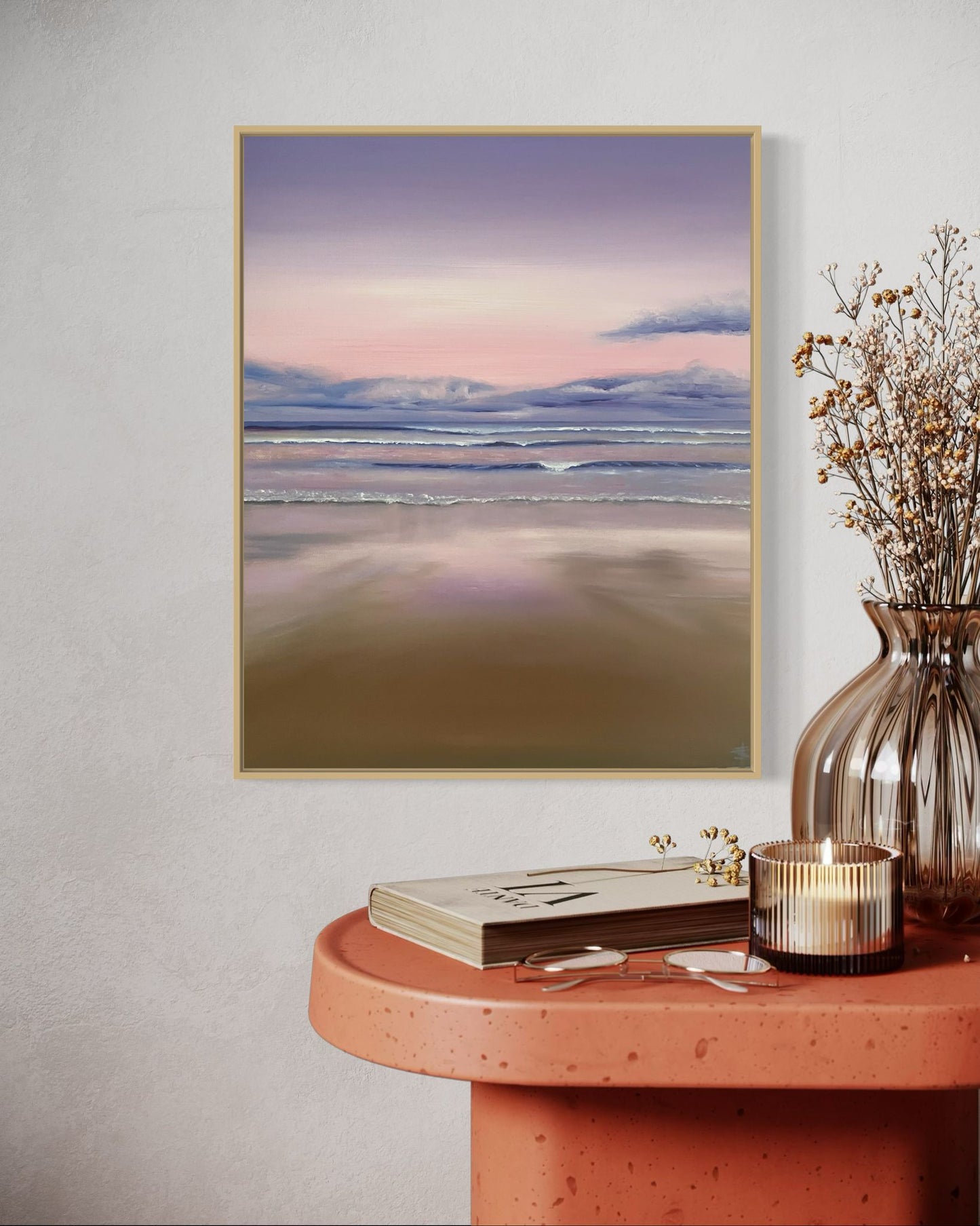 ‘Lavender Skies’ Phillip Island, Original Oil painting