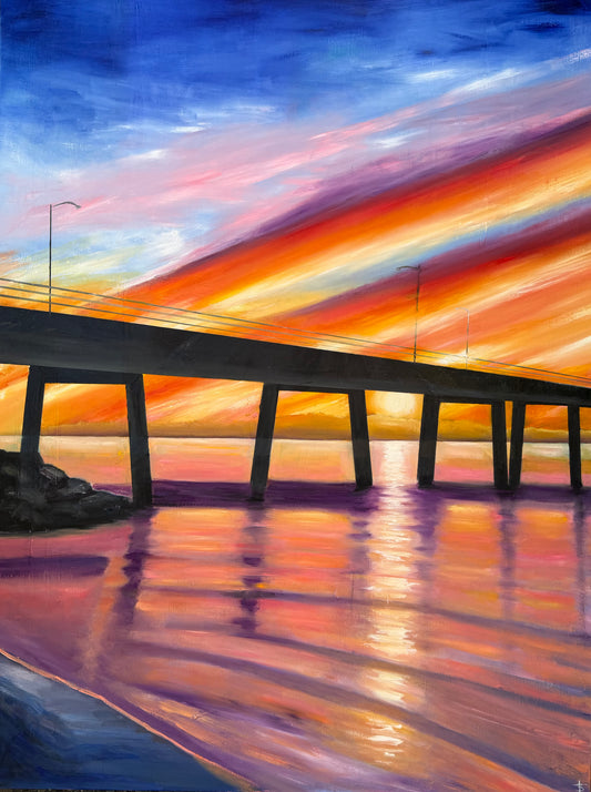 ‘Home Sweet Home’ San Remo, Phillip Island, Original Oil Painting