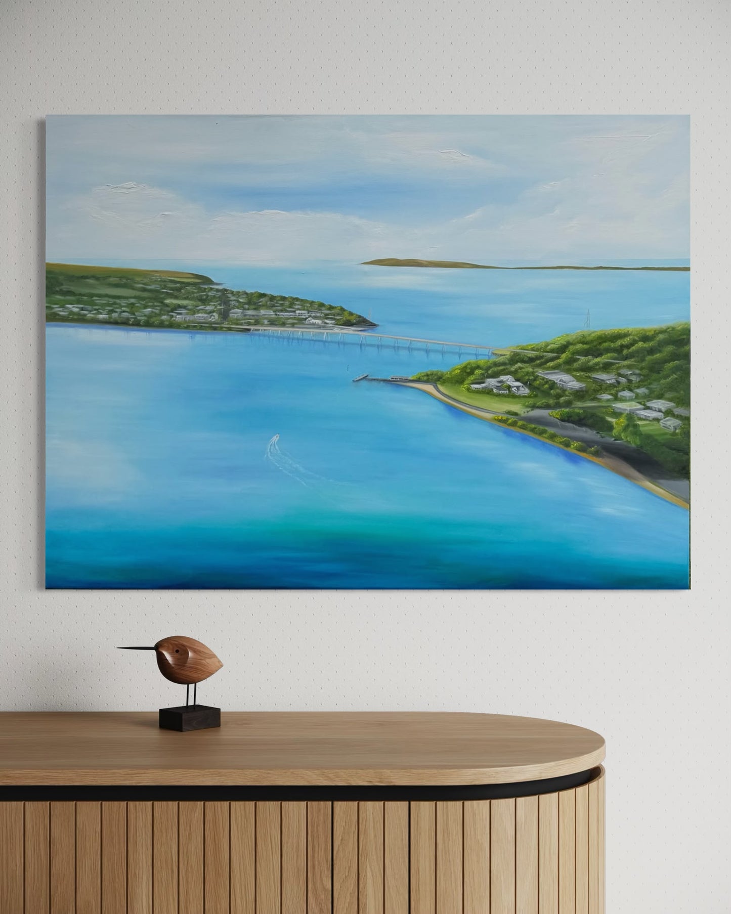 ‘Essence of the Island’ San Remo and Newhaven Bridge, Phillip Island, Original Oil Painting