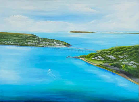 ‘Essence of the Island’ San Remo and Newhaven Bridge, Phillip Island, Original Oil Painting