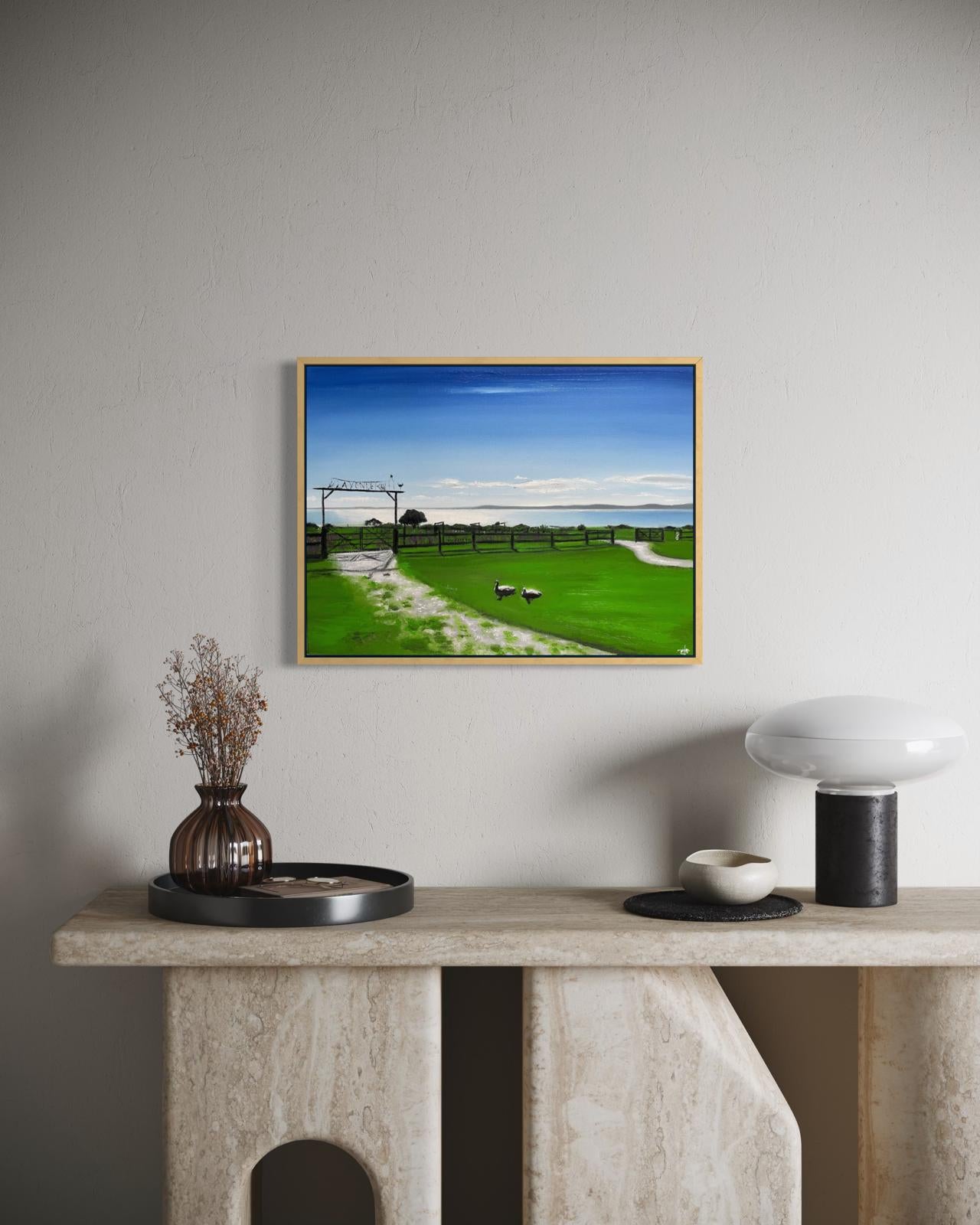 ‘Sun Bathing’ Original Oil painting of Churchill Island