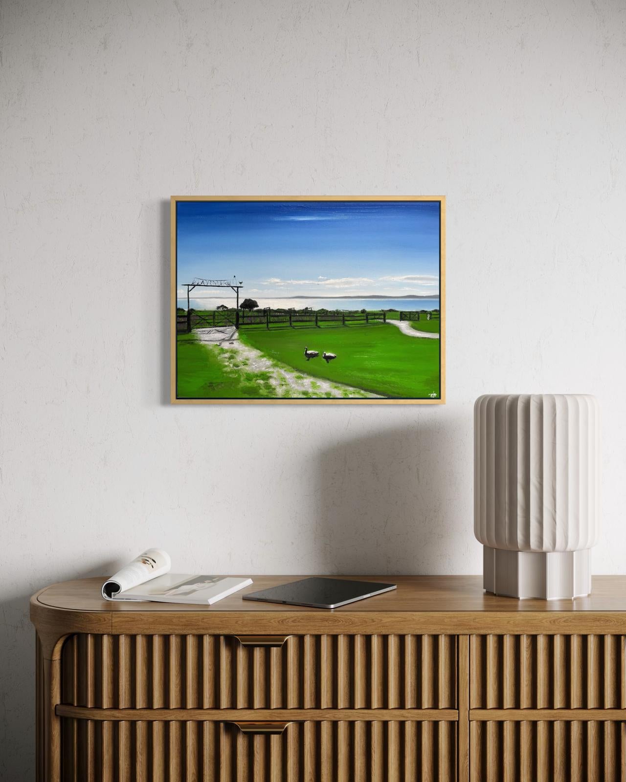 ‘Sun Bathing’ Original Oil painting of Churchill Island