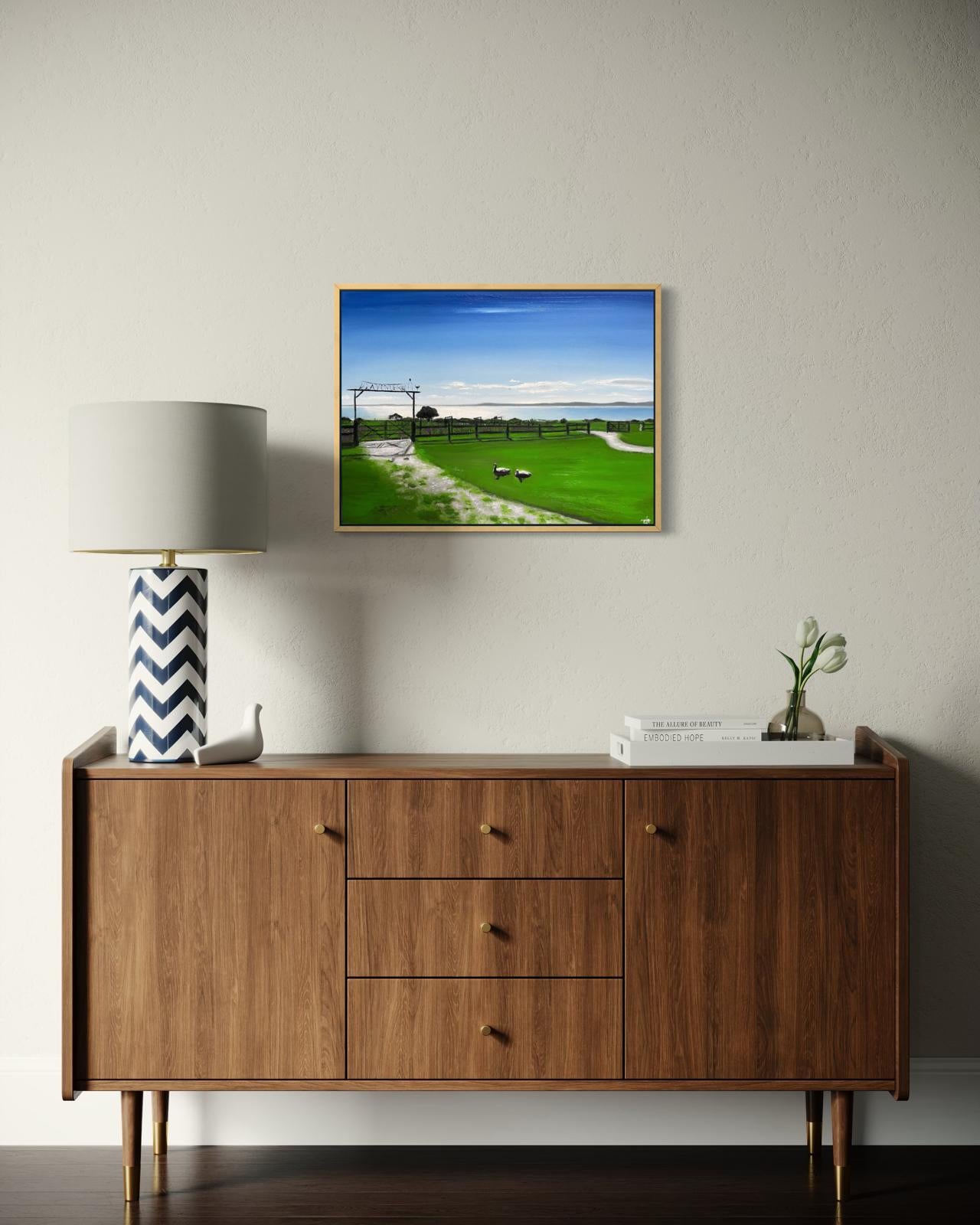 ‘Sun Bathing’ Original Oil painting of Churchill Island