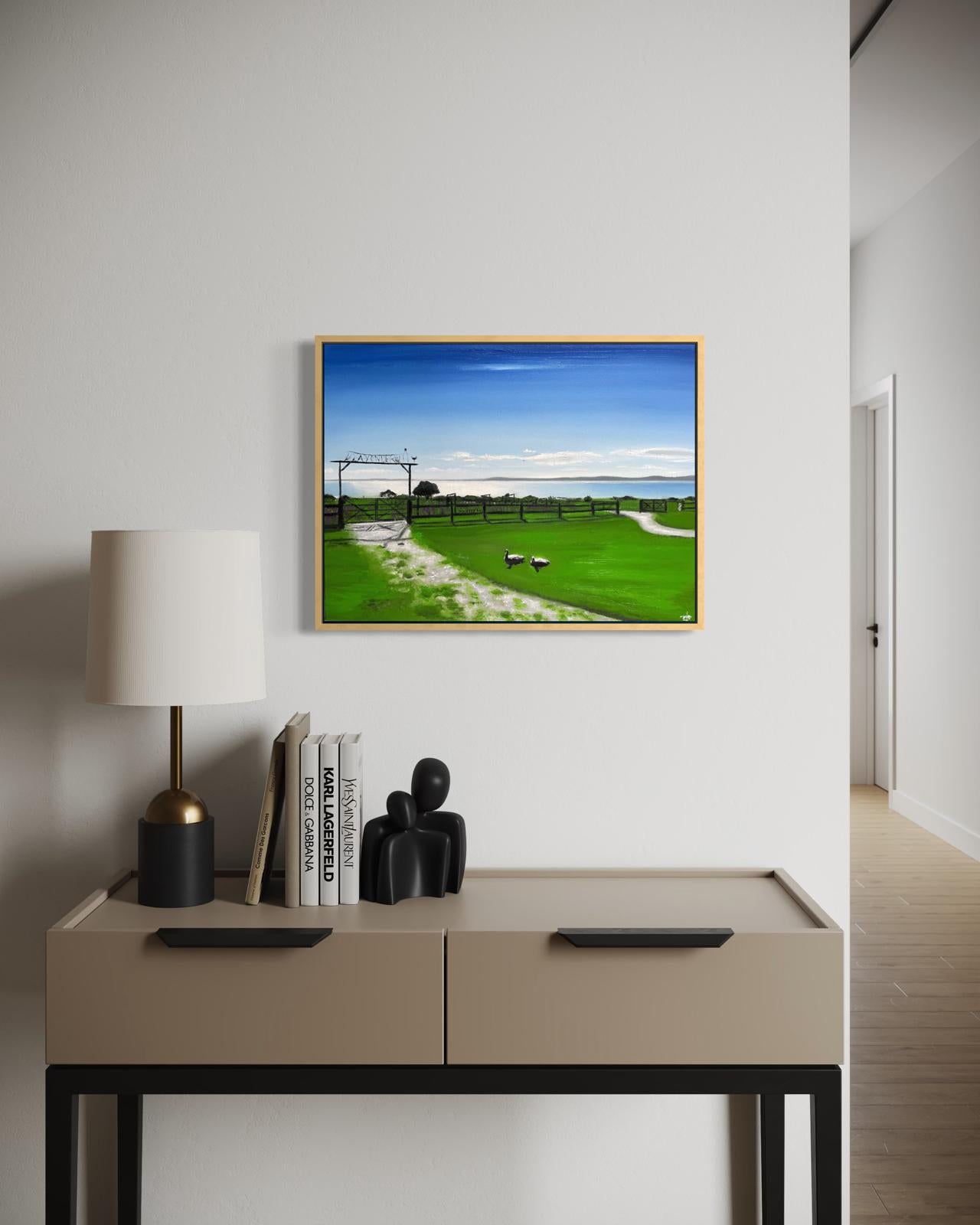 ‘Sun Bathing’ Original Oil painting of Churchill Island