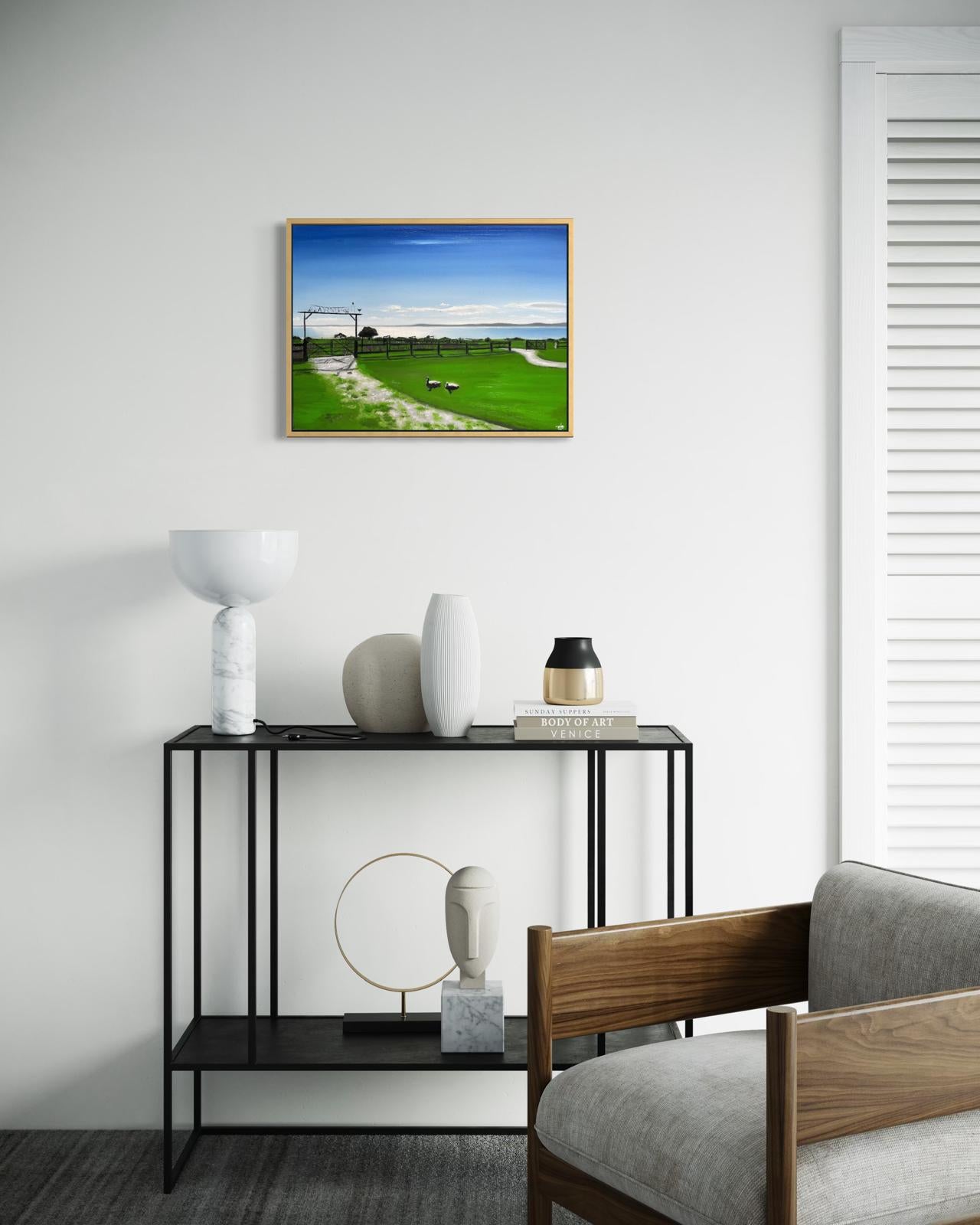 ‘Sun Bathing’ Original Oil painting of Churchill Island