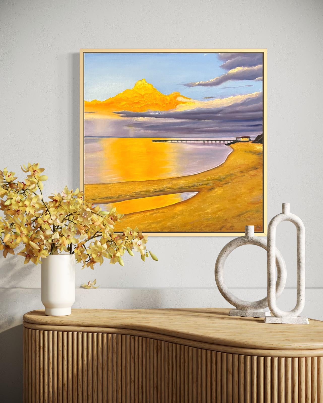 ‘Sunset Glory’ Phillip Island Jetty Original Oil painting