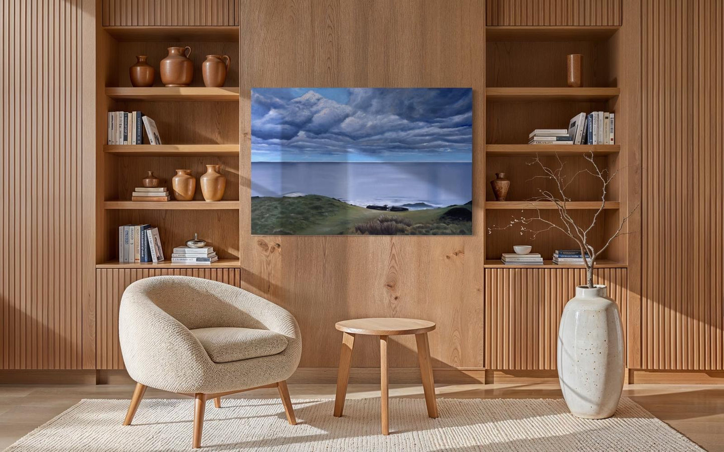 ‘Lost In The Clouds’ Surf Beach, Phillip Island, Original Oil Painting (Copy)